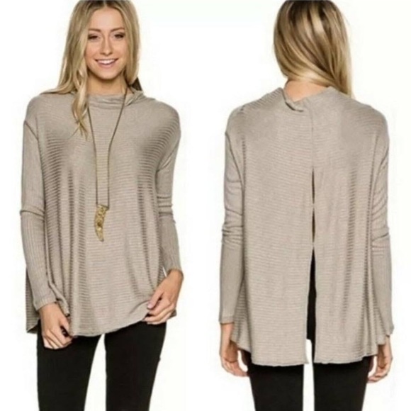 Free People Mock Turtleneck Top - Picture 3 of 6